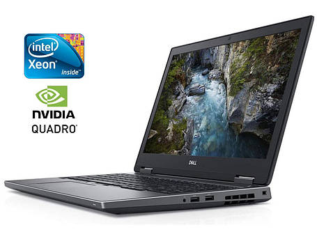 Ноутбук Dell Precision 7540/ 15.6" (1920x1080)/ Xeon E-2276M/ 32 GB RAM/ 1000 GB SSD/ Quadro T2000 4GB, фото 1