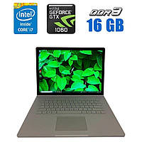 Игровой ноутбук Microsoft Surface Book 2/ 15" 3240x2160 Touch/ i7-8650U/ 16GB RAM/ 512GB SSD/ GTX 1060 6GB