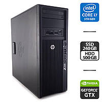 Рабочая станция HP Z220/ Core i7-3770K/ 16 GB DDR3 / 240 GB SSD + 500 GB HDD / nVidia GeForce GTX 650, 1 GB