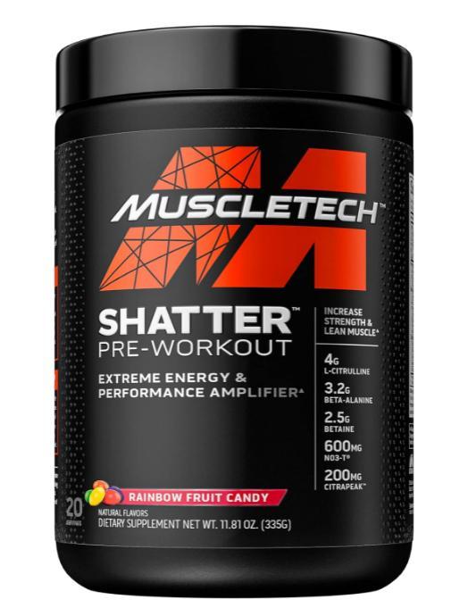 Передтрен MuscleTech Shatter Pre-Workout 335 грам Смак : fruit candy, фото 1
