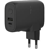 Belkin Зарядное устройство сетевое 25Вт USB-С PD, PowerBank 5000мАч, кабель USB-C > USB-C, 1м, черный Baumar