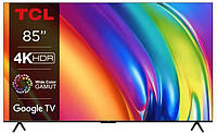 TCL Телевізор 85" LED 4K 60Hz Smart Google TV Black  Baumar - Знак Якості