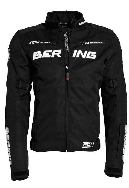 Motorcycle Jacket Blouson Bering Onyx Exup Black