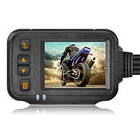 Мото видеорегистратор с 2 камерами Gerui W8122, для переднего и заднего обзора мотоцикла, Full HD 1080P, IP65