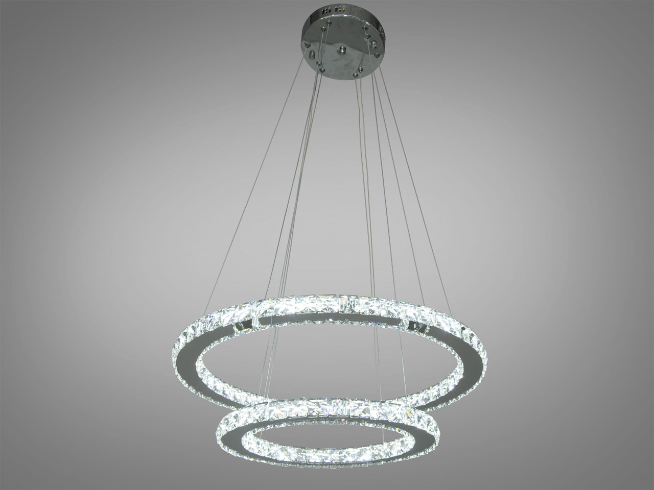 Світлодіодна люстра 7206-8W/580+400HR, фото 1