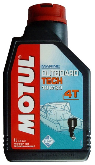 Моторне масло для човнових моторів Motul Outboard Tech 4T 10W30, 1л