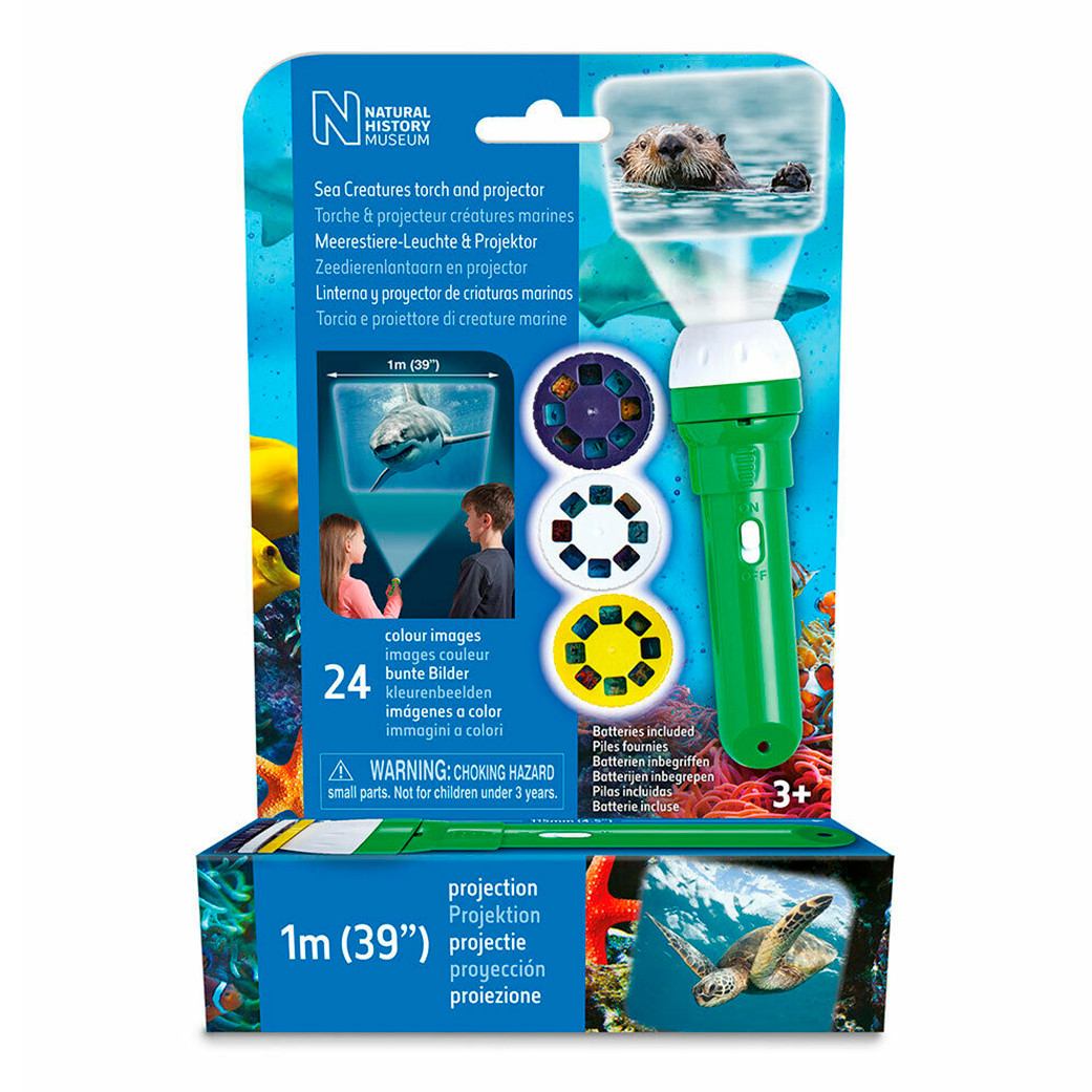 Ліхтарик-проектор Жителі морів (3 диски 24 зображення), фото 1