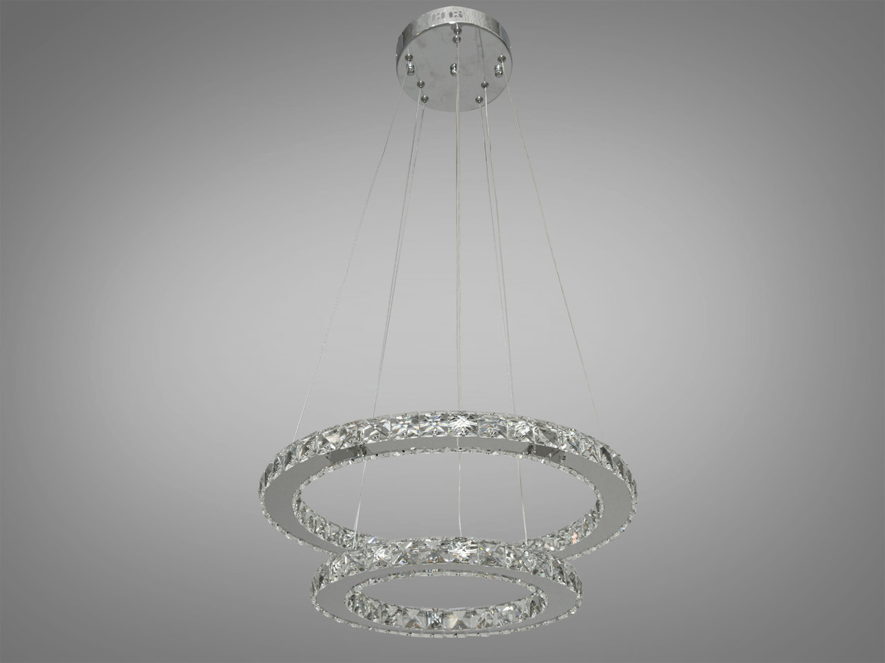 Світлодіодна люстра 7206-6W/480+340HR, фото 1