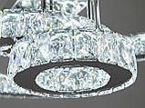 Стельова кришталева світлодіодна люстра 7708-3D/HR, фото 5