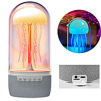 Креативная беспроводная Bluetooth колонка с подсветкой RGB Медуза Колонка-ночник с хорошим звучанием