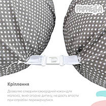 Подушка для вагітних та годування PAPAELLA 30х190 см антиалергенна з блискавкою бавовна, фото 5