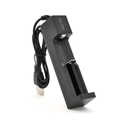 Зарядний пристрій 18650/26650, 4.2V / 1000mAh, живлення від USB, фото 1