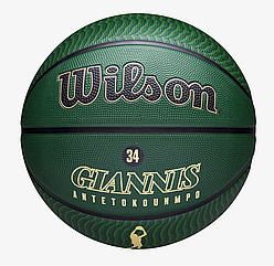 М'яч баскетбольний Wilson NBA Player Icon Giannis Antetokounmpo Outdoor розмір 7 гумовий (WZ4006201XB)