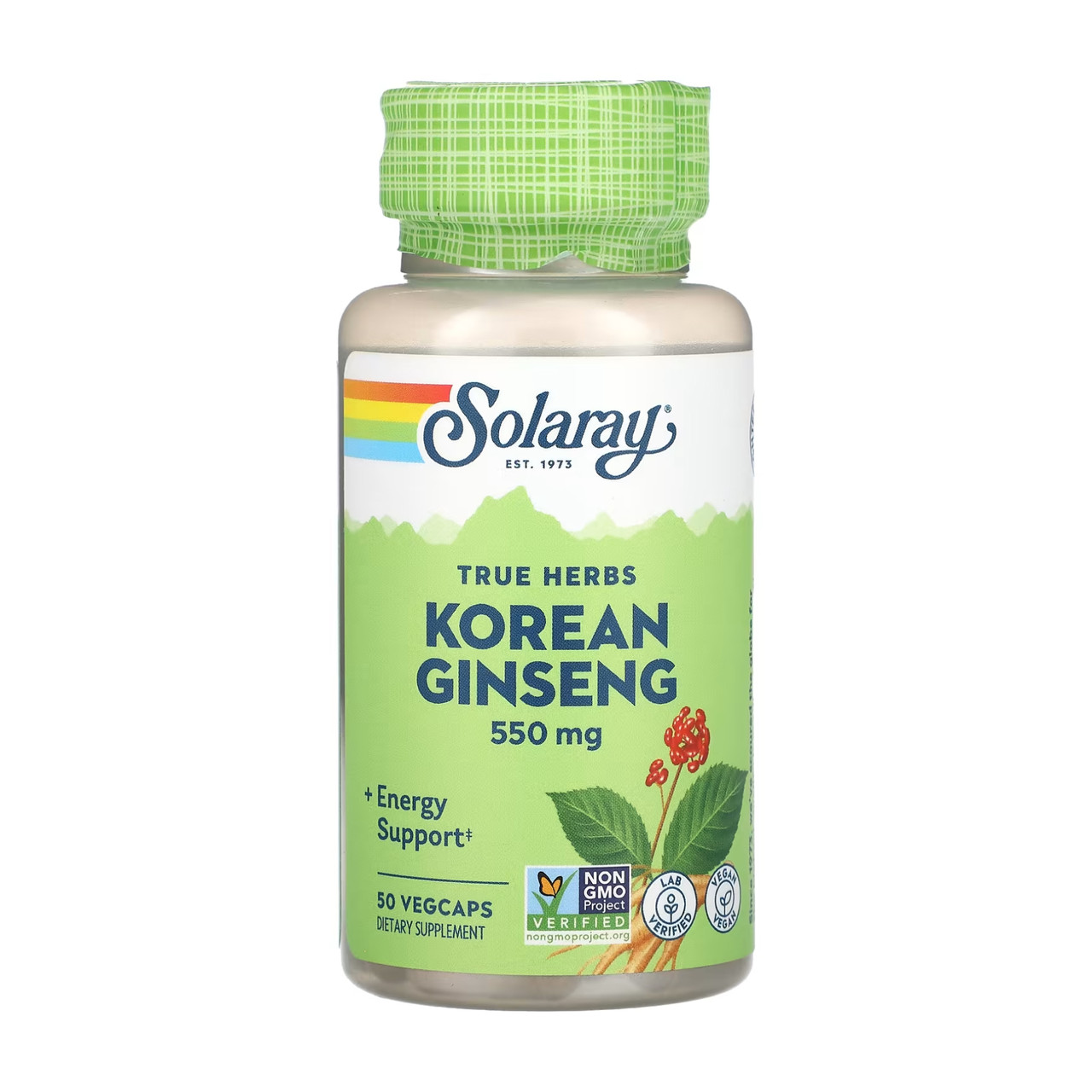 Korean Ginseng Root 550mg - 50 vcaps, фото 1