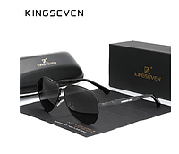 Солнцезащитные очки Авиатор из титанового сплава с градиентными линзами N7730 KINGSEVEN DESIGN