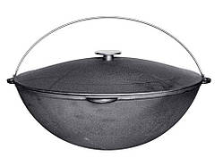 Казан чавунний 12л татарський з чавунною кришкою 0912 ТМ BIOL Solmir