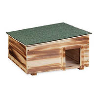 Зимостійкий дерев'яний будиночок з підлогою для їжаків для захисту від негоди