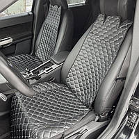 Накидки для передних сидений (БЕЛАЯ строчка) 2 шт