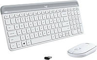 IT набір Logitech MK470 Slim Wireless Combo, US, Off-White (920-009205)