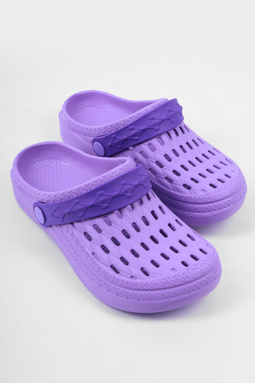 Крокси жіночі фіолетового кольору 177746S