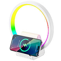 Уценка БЗУ WIWU Wi-W021 2 in 1 Wireless Charger+Bluetooth Speaker