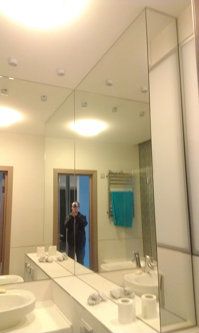 Великі дзеркала для ванної кімнати зі встановленням.