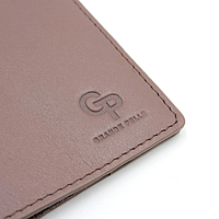 Кожаная обложка на паспорт Grande Pelle 252665 пудрового цвета Отличное качество