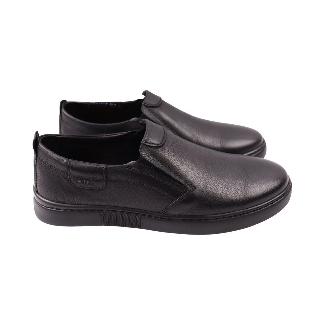 Туфлі чоловічі Detta чорні натуральна шкіра, 40, фото 1