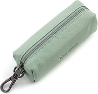 Кожаная ключница карманная Marco Coverna W005 Light Green Отличное качество