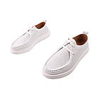 Кеди жіночі Altura білі натуральна шкіра, 38, фото 5