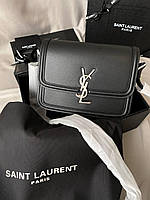 Yves Saint Laurent Black/Silver 20x15.5х6 женские сумочки и клатчи высокое качество
