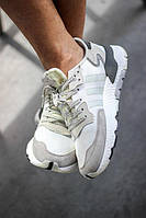 Adidas Nite Jogger Black White 1 хорошее качество Размер 41