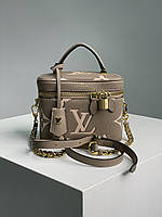 Louis Vuitton Vanity PM Bag Grey/Boise de Rose 18 х 13.5 x 10 см женские сумочки и клатчи высокое качество