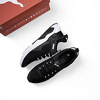 Чоловічі кросівки Puma чорні з білим Отличное качество Размер 41(26см)