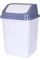 Контейнер для мусора VIOLET HOUSE 35х22,5х30 см WHITE-GREY (6619358) CS, код: 7583156