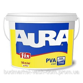 Клей ПВА ТM "Aura" Fix PVA — 2,5 кг.