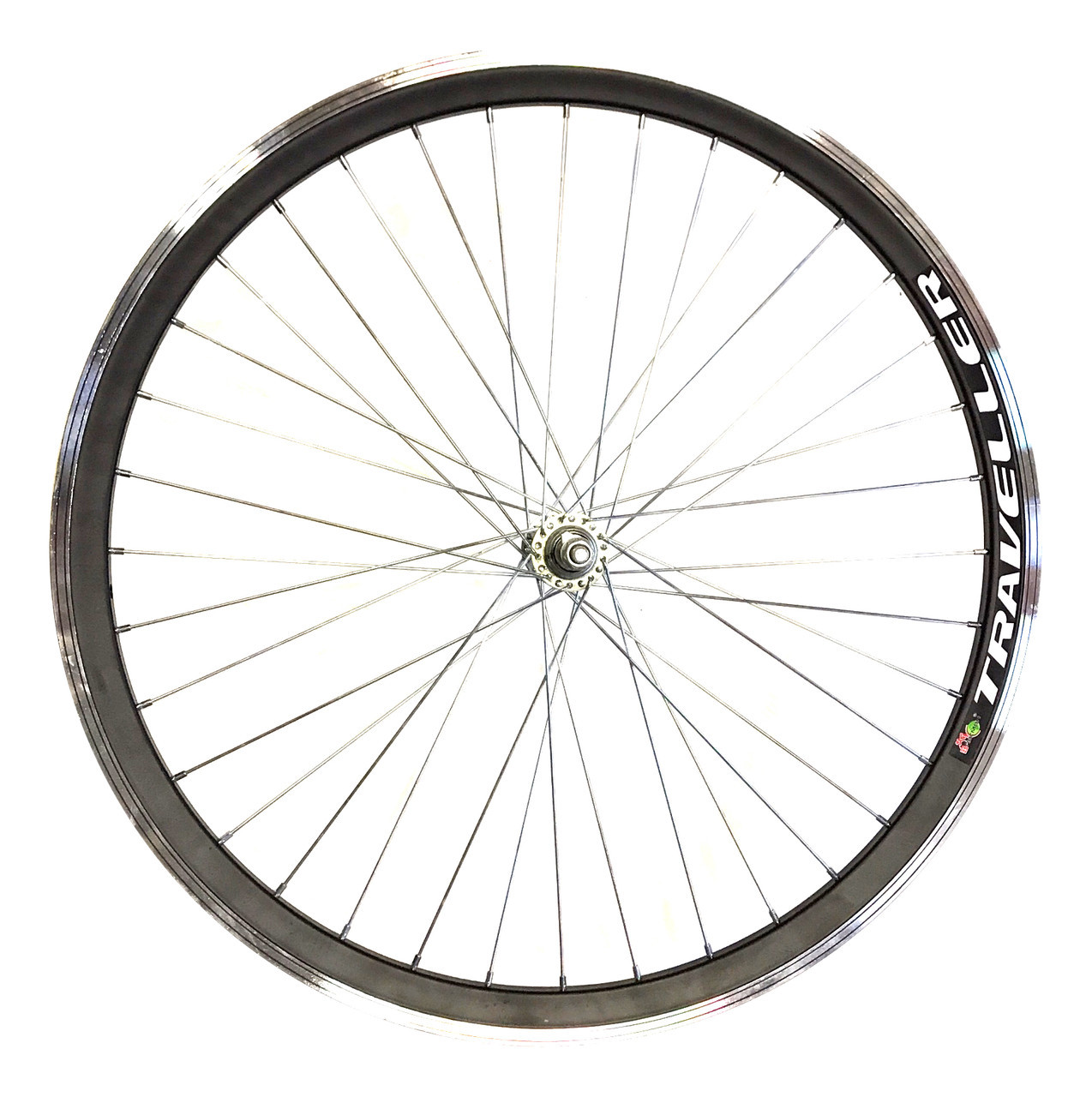 Колесо переднє в зборі Traveller 26" 36Н V-brake/Disc MTB промпідшипник