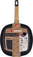 Сковорода-гриль Bergner Earth black BG-34625-BK 28х28 см черная высокое качество