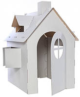 Картонный домик для игр и рисования Бертик Домик художника Белый (арт. А1) GR, код: 7672313