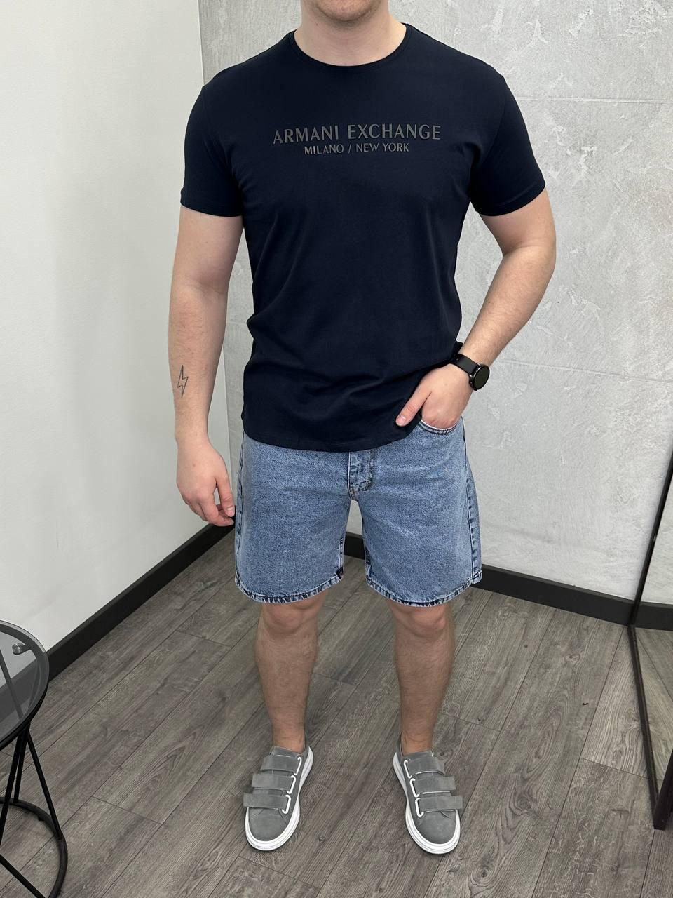 Чоловіча футболка Armani Exchange H4435 синя