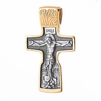 Серебряный крестик Распятие 131454 Оникс MD, код: 6732244