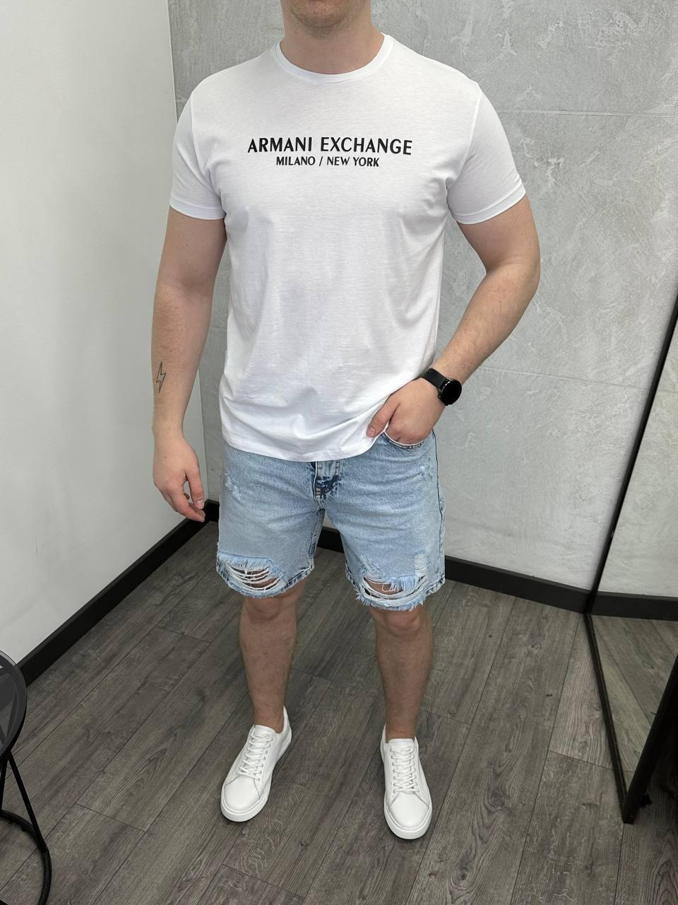 Чоловіча футболка Armani Exchange H4434 біла