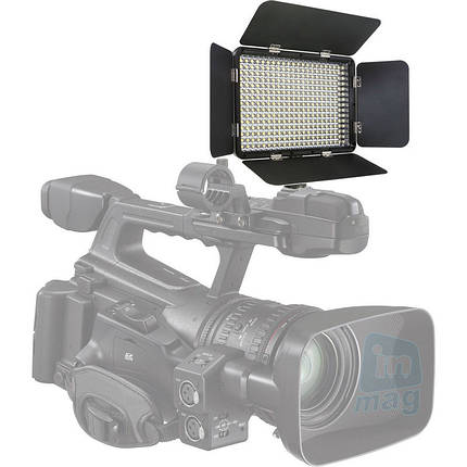 LED-330 Професійний Світлодіодний світло зі шторками LED-330, 3200K-5500K., фото 2