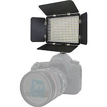 LED-330 Професійний Світлодіодний світло зі шторками LED-330, 3200K-5500K., фото 3