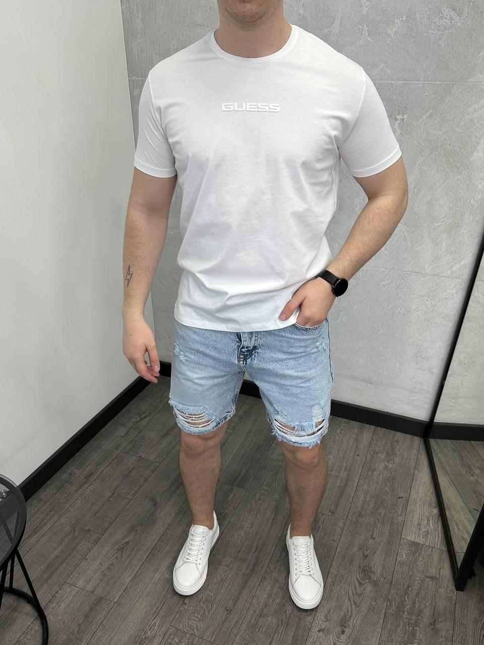 Чоловіча футболка Guess H4432 біла