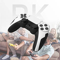 Бездротовий геймпад GAMINJA P48 для PS4 PS3 PC зручний геймпад з Bluetooth для комфортної гри, фото 5