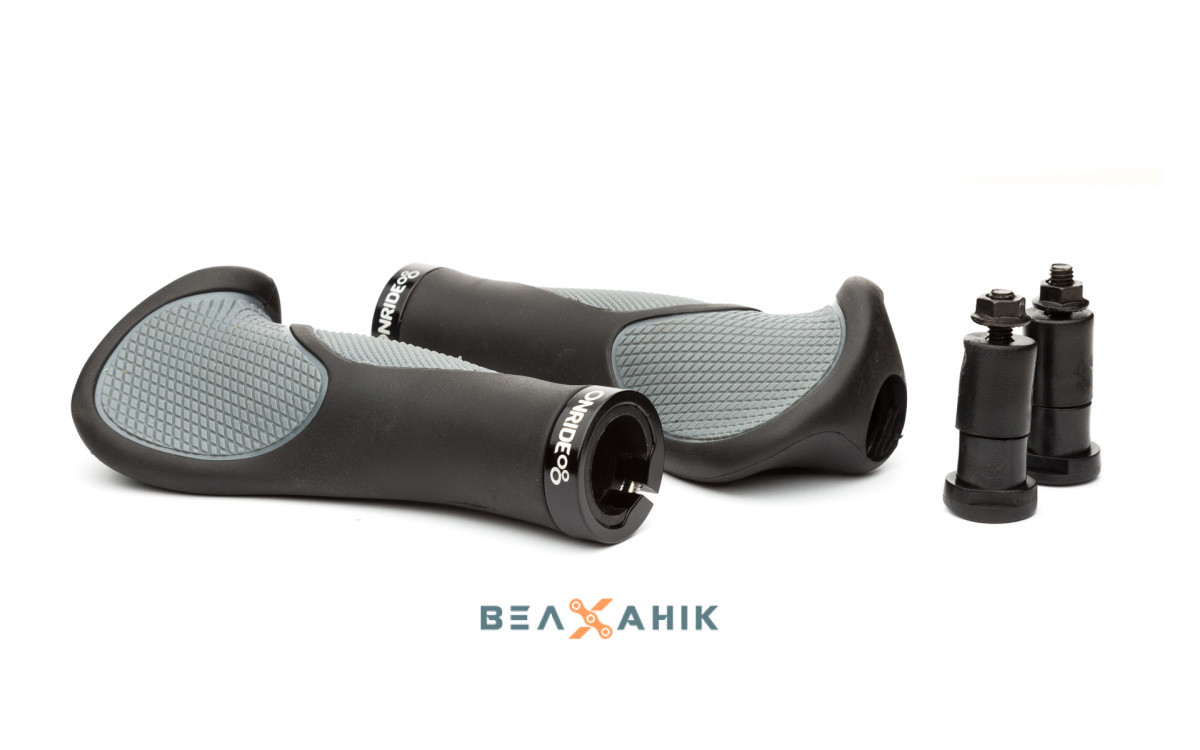 Ручки керма (гріпси) ONRIDE HornGrip 10 чорно-сірі