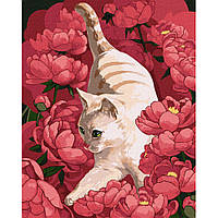 Картина по номерам Идейка Игривая кошка ©Kira Corporal KHO4347 40х50 см TO, код: 7672617