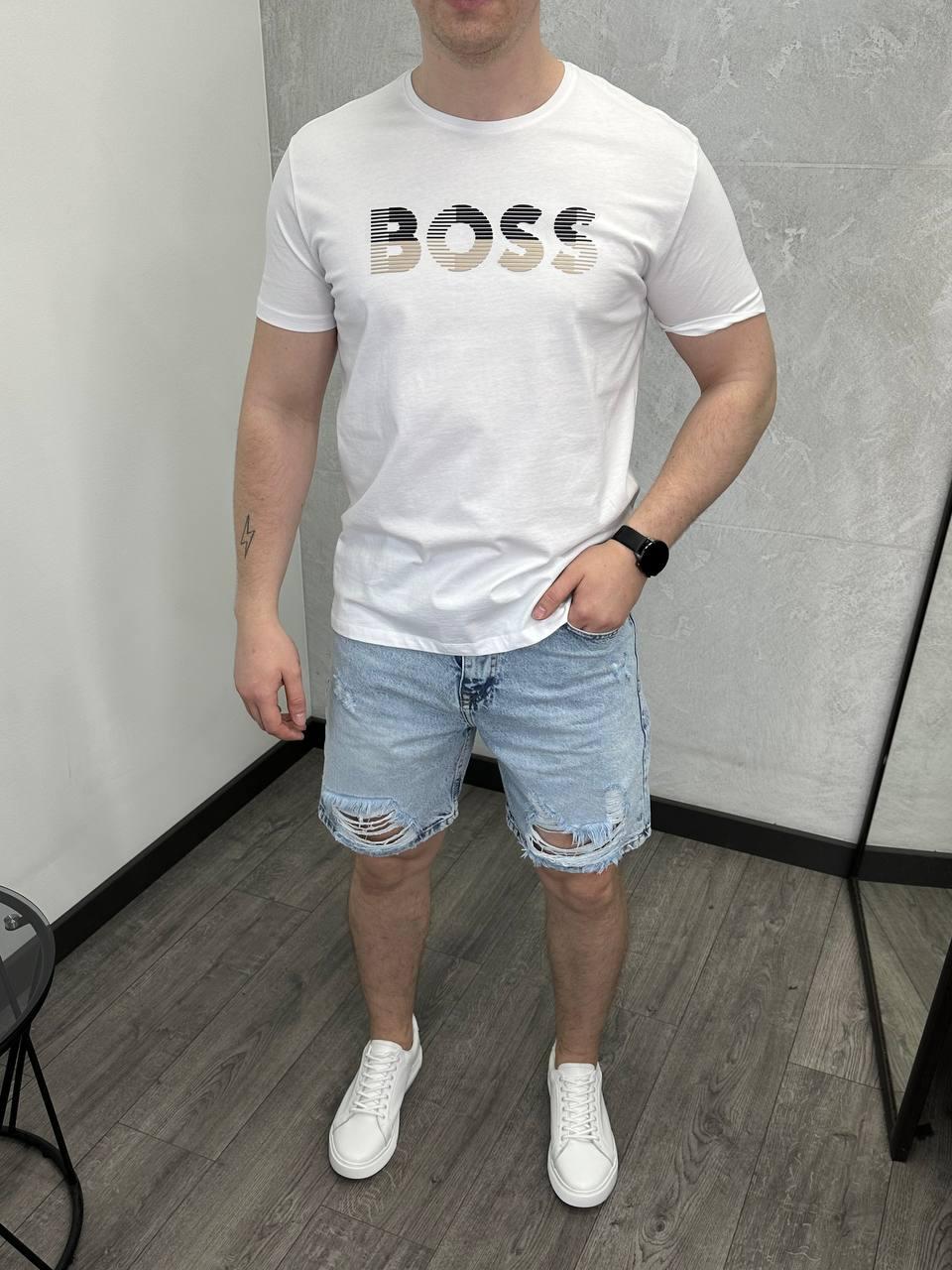 Чоловіча футболка Hugo Boss H4429 біла