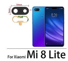 Скло камери для Xiaomi Mi 8 Lite | Mi8 Lite | Mi 8X | Mi8X | M1808D2TG, чорне